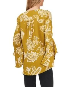 Vince Camuto Women's Flutter Sleeve V-neck Blouse -Anne Klein Sales Store 22291808 fpx