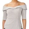 Adrianna Papell Women's Ruched Off-The-Shoulder Top