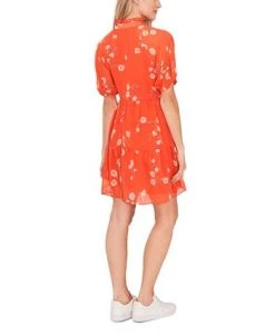 CeCe Women's Short Sleeve Floral Baby Doll Dress 5 CeCe Women's Short Sleeve Floral Baby Doll Dress -Anne Klein Sales Store 22295562 fpx