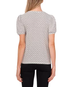 CeCe Women's Smocked Shoulder T-shirt -Anne Klein Sales Store 22295590 fpx