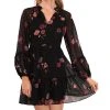 CeCe Women's Romantic Memories Floral Baby Doll Dress