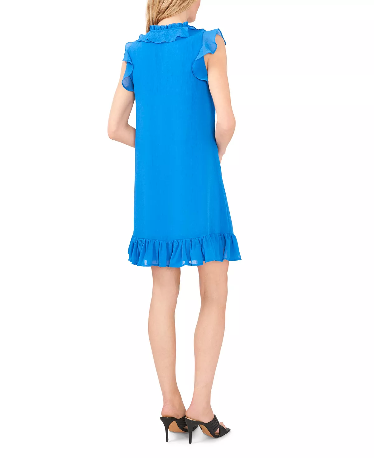 CeCe Women's Ruffled Tie-Neck Dress 2 CeCe Women's Ruffled Tie-Neck Dress - Image 2