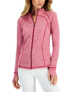 ID Ideology Women's Essentials Performance Zip Jacket, Created For Macy's -Anne Klein Sales Store 22297511 fpx