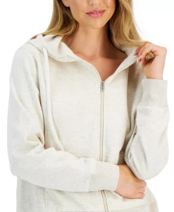 ID Ideology Women's Fleece Full-Zip Jacket, Regular & Petite, Created For Macy's -Anne Klein Sales Store 22298050 fpx