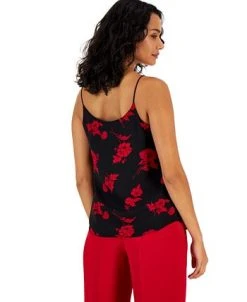 Bar III Women's Floral-Print Camisole, Created For Macy's -Anne Klein Sales Store 22299043 fpx
