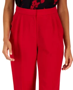 Bar III Women's Textured Crepe Wide-Leg Pants, Created For Macy's -Anne Klein Sales Store 22299107 fpx