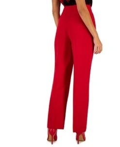 Bar III Women's Textured Crepe Wide-Leg Pants, Created For Macy's -Anne Klein Sales Store 22299108 fpx