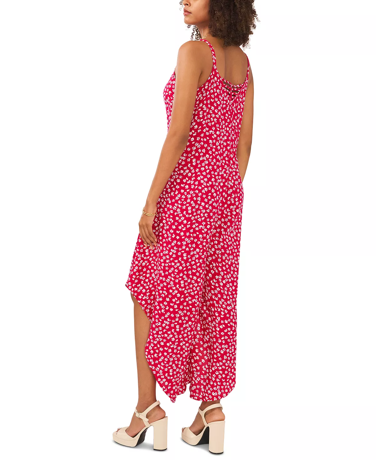 Vince Camuto Women's Wide-Leg Challis Jumpsuit 2 Vince Camuto Women's Wide-Leg Challis Jumpsuit - Image 2