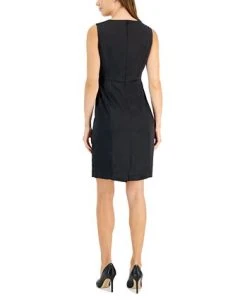 Kasper Women's Satin Princess-Seam Sleeveless Sheath Dress -Anne Klein Sales Store 22302803 fpx