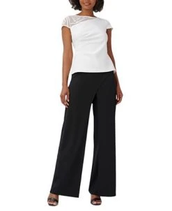 Adrianna Papell Soutache-Trim Asymmetrical Top -Anne Klein Sales Store 22304929 fpx