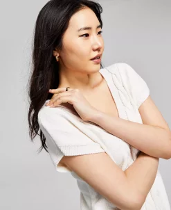 And Now This Women's Short Sleeve Cable Vest Dress 9 And Now This Women's Short Sleeve Cable Vest Dress -Anne Klein Sales Store 22305137 fpx