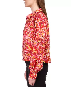 Sanctuary Women's New Day Printed Shirt -Anne Klein Sales Store 22323316 fpx