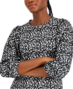 Anne Klein Women's Balloon Sleeve Pullover Blouse -Anne Klein Sales Store 22327512 fpx