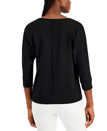Anne Klein Boat-Neck Dolman-Sleeve Top 5 Anne Klein Boat-Neck Dolman-Sleeve Top - Image 5