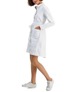 Style & Co Women's Belted Denim Shirtdress, Created For Macy's 7 Style & Co Women's Belted Denim Shirtdress, Created For Macy's -Anne Klein Sales Store 22331920 fpx