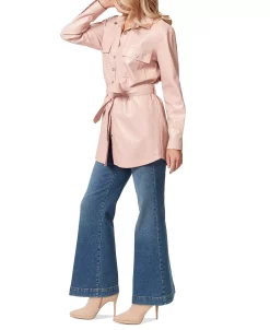 Jessica Simpson Women's Paula Belt-Tie Shacket -Anne Klein Sales Store 22352622 fpx