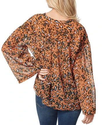 Jessica Simpson Women's Jenna Animal-Print Top 2 Jessica Simpson Women's Jenna Animal-Print Top - Image 2