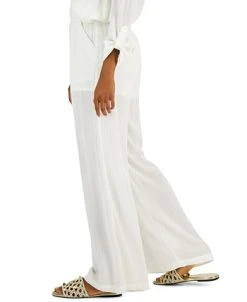 INC International Concepts Women's Pull-On Patch Pocket Wide-Leg Pants, Created For Macy's -Anne Klein Sales Store 22360018 fpx