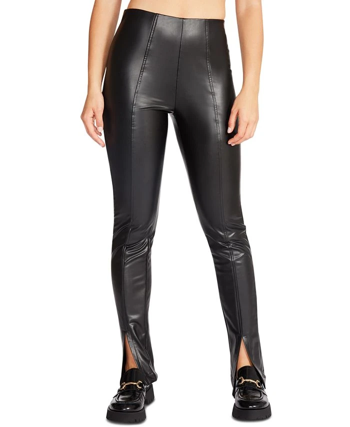 Steve Madden Women's Anastasia Faux-Leather Leggings 1 Steve Madden Women's Anastasia Faux-Leather Leggings