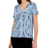 Alfani Women's Printed V-Neck T-Shirt, Created For Macy's