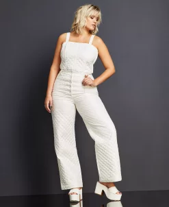 Royalty By Maluma Women's Quilted Button-Fly Pants, Created For Macy's -Anne Klein Sales Store 22394771 fpx