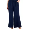 Style & Co Women's Pull-On Crinkled Wide-Leg Pants, Created For Macy's
