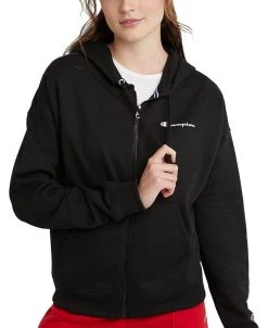 Champion Women's Powerblend Fleece Full-Zip Hoodie