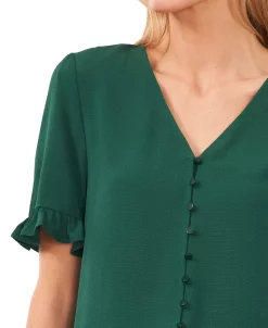 CeCe Ruffled-Sleeve Blouse -Anne Klein Sales Store 22408962 fpx