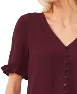 CeCe Ruffled-Sleeve Blouse -Anne Klein Sales Store 22408971 fpx