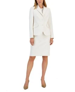 Anne Klein Women's Two-Button Jacket & Flare-Leg Pants & Pencil Skirt -Anne Klein Sales Store 22410683 fpx