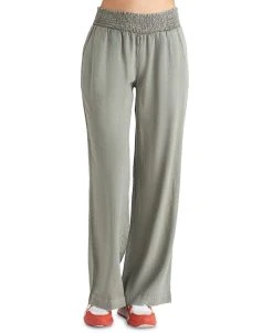 Black Tape Women's Smocked-Waist Pants