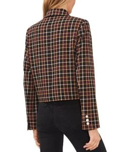 CeCe Women's Tie-Neck Long Sleeve Button-Up Jacket -Anne Klein Sales Store 22476802 fpx