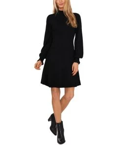 CeCe Women's Mock Neck Sweater Dress -Anne Klein Sales Store 22477722 fpx
