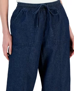 Karen Scott Women's Quinn Cotton Pull-On Capri Pants, Created For Macy's -Anne Klein Sales Store 22514216 fpx