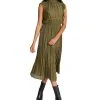 Steve Madden Women's Anna Smocked-Neck Dress