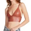 Steve Madden Women's Melika Faux-Leather Bralette