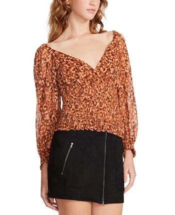 Steve Madden Women's Shannon Smocked Top 3 Steve Madden Women's Shannon Smocked Top - Image 3