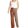 Steve Madden Women's Mackenzie Mixed-Media Pants