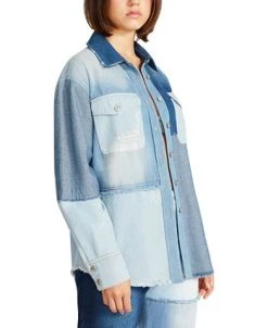 Steve Madden Women's Kylie Colorblocked Shacket -Anne Klein Sales Store 22524012 fpx