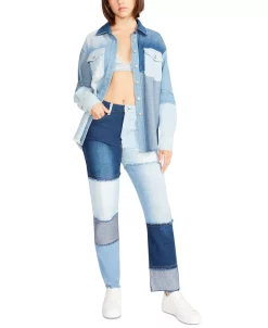 Steve Madden Women's Kylie Colorblocked Shacket -Anne Klein Sales Store 22524013 fpx