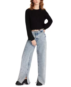 Steve Madden Women's Camille Raw-Hem Sweater -Anne Klein Sales Store 22525195 fpx