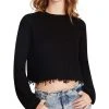 Steve Madden Women's Camille Raw-Hem Sweater