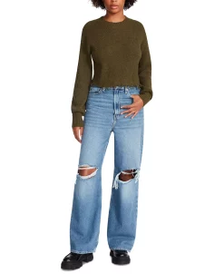 Steve Madden Women's Camille Raw-Hem Sweater -Anne Klein Sales Store 22525216 fpx