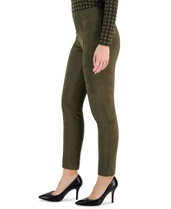 Anne Klein Hollywood Faux Suede Front-Seam Pants -Anne Klein Sales Store 22526020 fpx