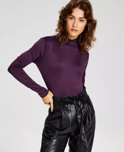 And Now This Women's Mock-Turtleneck Long-Sleeve Bodysuit 11 And Now This Women's Mock-Turtleneck Long-Sleeve Bodysuit -Anne Klein Sales Store 22541364 fpx