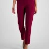 Bar III Women's Bi-Stretch Mid-Rise Ankle Pants, Created For Macy's