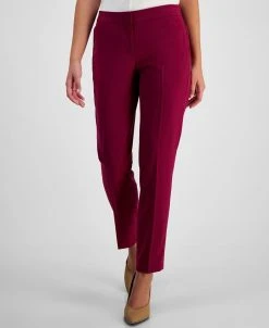 Bar III Women's Bi-Stretch Mid-Rise Ankle Pants, Created For Macy's