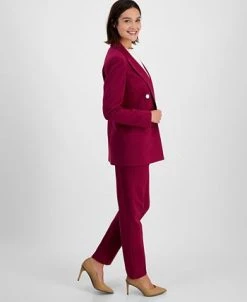 Bar III Women's Bi-Stretch Mid-Rise Ankle Pants, Created For Macy's -Anne Klein Sales Store 22542325 fpx