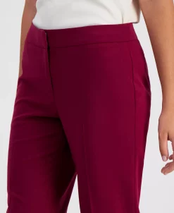 Bar III Women's Bi-Stretch Mid-Rise Ankle Pants, Created For Macy's -Anne Klein Sales Store 22542333 fpx