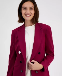 Bar III Women's Bi-Stretch Faux-Double-Breasted Jacket, Created For Macy's -Anne Klein Sales Store 22542384 fpx